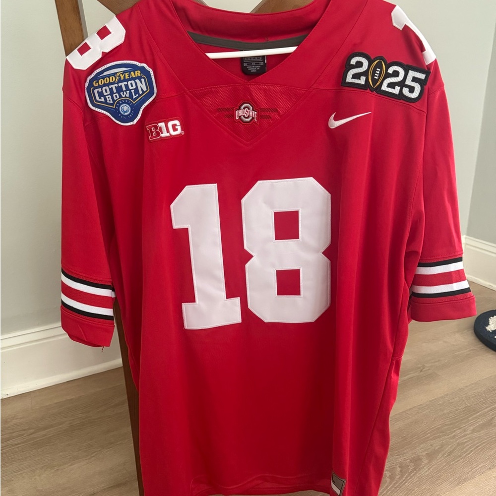 Will Howard #18 Ohio state 2025 cotton bowl Nike jersey XL